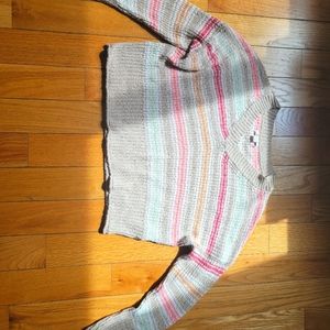 American Eagle Rainbow Striped sweater shirt
